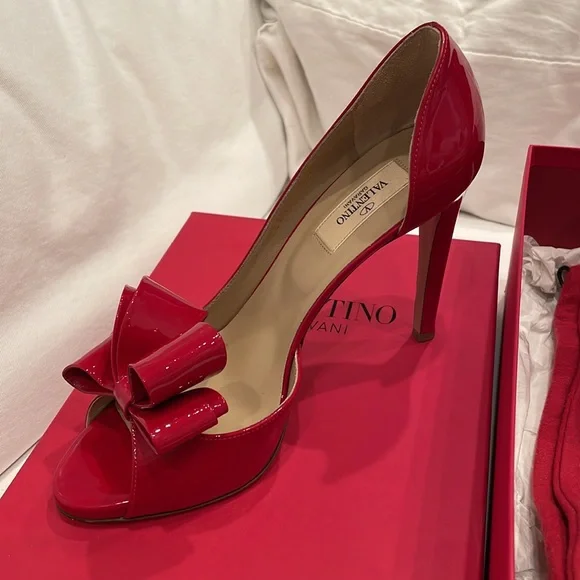Red Valentino heels shoes size 9.5 - Picture 3 of 9
